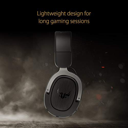 ASUS TUF Gaming H3 Headset (kabelgebunden, Lightweight, Wired,50mm, Hi-Res Audio, Gaming Headset 7.1 Surround Sound, geeignet für Mac, Discord, PS4, Xbox, Switch, Handy) schwarz/Gun Metal Bild 3