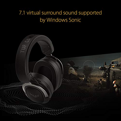 ASUS TUF Gaming H3 Headset (kabelgebunden, Lightweight, Wired,50mm, Hi-Res Audio, Gaming Headset 7.1 Surround Sound, geeignet für Mac, Discord, PS4, Xbox, Switch, Handy) schwarz/Gun Metal Bild 5