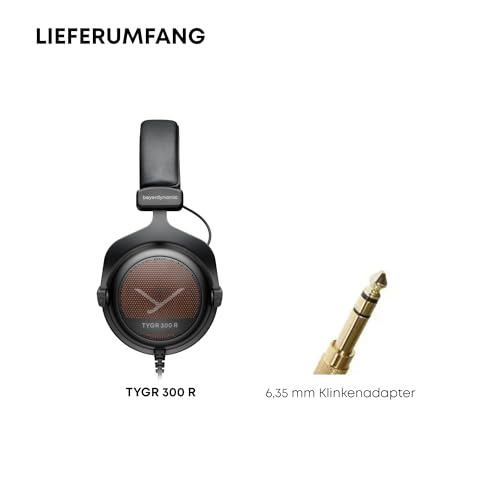 beyerdynamic TYGR 300 R Kopfhörer, offener Gaming-Kopfhörer, kabelgebunden, schwarz, geeignet für PS5 Konsole, PC, Xbox, Nintendo Bild 7