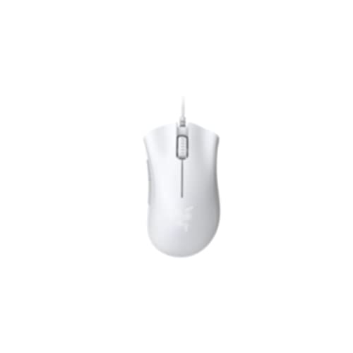 Razer DeathAdder Essential Gaming-Maus: Optischer Sensor mit 6400 DPI, 5 programmierbare Tasten, mechanische Schalter, gummierte Seitengriffe, Weiß Bild 7