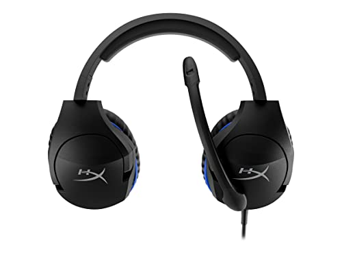 HyperX Cloud Stinger – Gaming Headset, offiziell PS4-lizensiert für PlayStation4, leichtgewichtig, drehbare Ohrmuscheln, Memory-Schaum, Komfort, Langlebigkeit, Stahl-Schieberegler, Black Bild 2