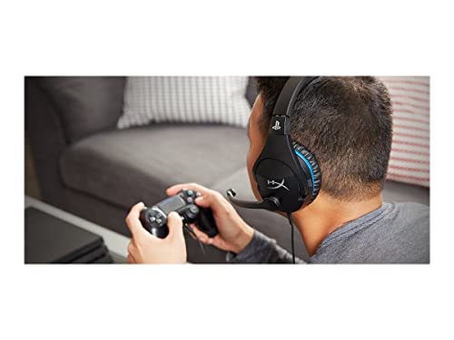 HyperX Cloud Stinger – Gaming Headset, offiziell PS4-lizensiert für PlayStation4, leichtgewichtig, drehbare Ohrmuscheln, Memory-Schaum, Komfort, Langlebigkeit, Stahl-Schieberegler, Black Bild 7