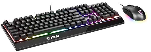 MSI Vigor GK30 Combo US Layout GK30 Gaming Tastatur QWERTY und GM11 Gaming Maus (kabelgebunden, Plunger Switch, schwarz, RGB) Bild 5