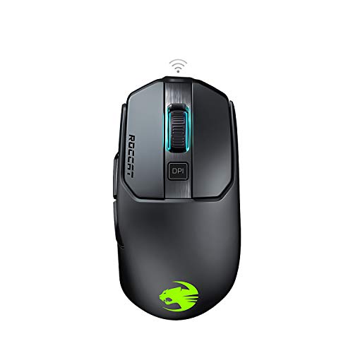 Roccat Kain 200 AIMO RGB Gaming Maus (16.000 Dpi Owl-Eye Sensor, Kabellos, Titan Click Technologie), schwarz Bild 1