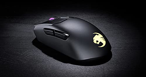 Roccat Kain 200 AIMO RGB Gaming Maus (16.000 Dpi Owl-Eye Sensor, Kabellos, Titan Click Technologie), schwarz Bild 3