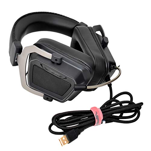 Patriot Viper V380 Gaming Headset, 7.1 Surround Sound Kopfhörer für PC, PC-Gaming, Over Ear, Hi-Fi 53mm Treiber, ENC Quality Mikrofon mit Rauschunterdrückung, RGB Beleuchtung Bild 4