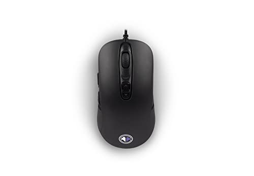 MILLENIUM Gaming Maus in Schwarz - High Performance USB Gaming Mouse für Hobby-Gamer und eSportler, optisch & funktional ansprechende Gamingmaus, schwarz Bild 1