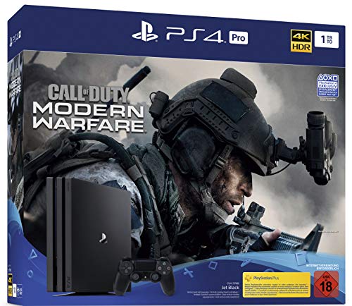 PlayStation 4 Pro - Konsole inkl. Call of Duty - Modern Warfare (1TB, schwarz, Pro) Bild 1
