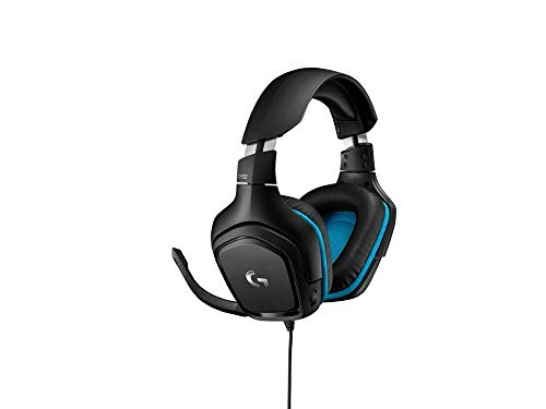 Logitech G432 Wired Gaming Headset 7.1 Surround Sound, DTS Headphone: X PC/Mac/Xbox One / PS4 / Nintendo Switch, Black (Generalüberholt) Bild 1