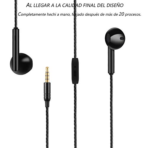 GAMURRY Kabelgebundene In Ear 3,5 mm Klinke Kopfhörer, Stereo Ohrhörer mit Mikrofon & Fernsteuerung Bass-Sound Ohrhörer, HD-Anrufe, Geräuschunterdrückung, Für Android Iso Windows, Smartphones, MP3 Bild 3