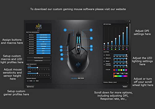MOJO Verdrahtet Maus Silent, Maus für PC, Laptop Bild 7