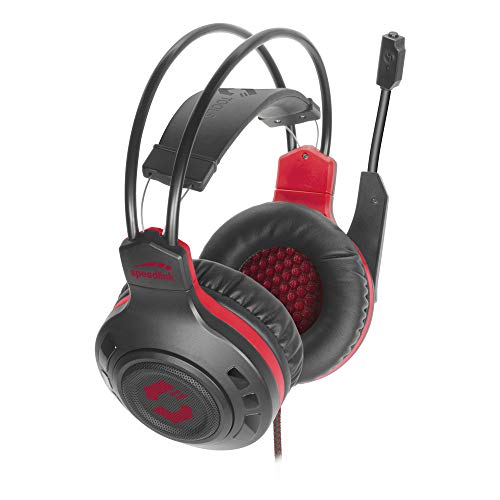Speedlink CELSOR Gaming Headset - Gaming Headset mit Stereo Sound für PC/Notebook/Laptop, schwarz-rot Bild 2