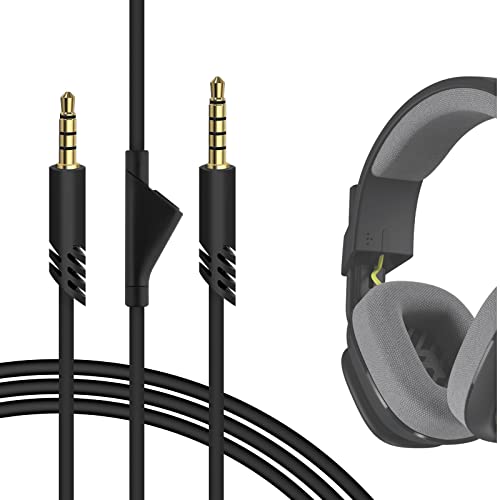 GEEKRIA Audiokabel kompatibel mit Astro A10 Gen 2, A10, A30, A40, A40TR Gaming-Headsets – 3,5-mm-AUX-Stereo-Ersatzkabel mit Mute-Steuerung – Xbox One, PS4 (2 m/6,5 ft) Bild 1