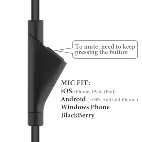 GEEKRIA Audiokabel kompatibel mit Astro A10 Gen 2, A10, A30, A40, A40TR Gaming-Headsets – 3,5-mm-AUX-Stereo-Ersatzkabel mit Mute-Steuerung – Xbox One, PS4 (2 m/6,5 ft) Bild 3