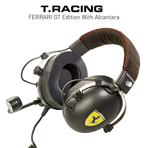 Thrustmaster Ferrari Race Kit with Alcantara (Lenkrad AddOn 30 cm Alcantara Gaming-Headset 50mm Treiberabn. Richtmikrofon Memoryschaum m. Gelkissen PS4 / Xbox One/PC) Bild 4