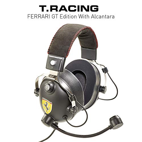 Thrustmaster Ferrari Race Kit with Alcantara (Lenkrad AddOn 30 cm Alcantara Gaming-Headset 50mm Treiberabn. Richtmikrofon Memoryschaum m. Gelkissen PS4 / Xbox One/PC) Bild 5