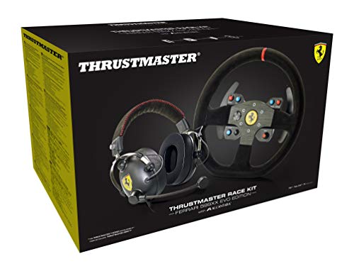 Thrustmaster Ferrari Race Kit with Alcantara (Lenkrad AddOn 30 cm Alcantara Gaming-Headset 50mm Treiberabn. Richtmikrofon Memoryschaum m. Gelkissen PS4 / Xbox One/PC) Bild 6