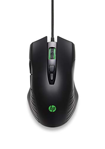 HP X220 Gaming Maus (3.600 DPI, PixArt Gaming Sensor, 7 Tasten, USB) schwarz Bild 1