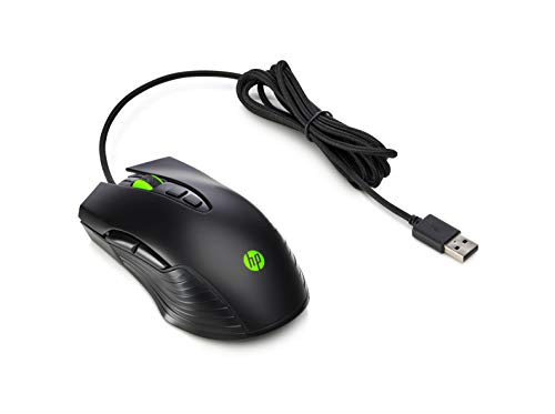 HP X220 Gaming Maus (3.600 DPI, PixArt Gaming Sensor, 7 Tasten, USB) schwarz Bild 3