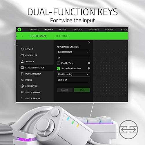 Razer Tartarus Pro Gaming Keypad: Analog-optische Tastenschalter Anpassbare Chroma-RGB-Beleuchtung Bild 7