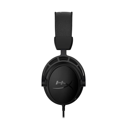 HyperX Cloud Alpha S Gaming-Headset, 7.1 Surround Sound, einstellbarer Bass, Dual Chamber Drivers, Audio-Control-Mixer, Memory Foam, abnehmbares Mikrofon, kompatibel mit PC, Schwarz Bild 2