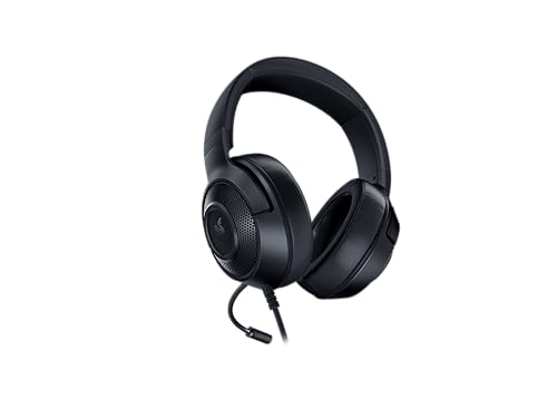 Razer Kraken X Lite - Kabelgebundenes Ultraleichtes PC Gaming-Headset - Surround Sound - biegbares Nierenmikrofon (230g leicht, 3,5 Klinke für PS4, PS5, Switch, Xbox One, Xbox Series X|S) Schwarz Bild 3