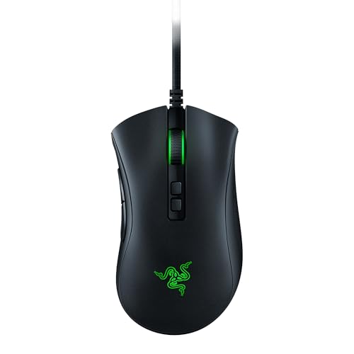 Razer DeathAdder V2 - Kabelgebundene USB-Gaming-Maus mit Optischen Mausschaltern (Focus+ 20K optischer Sensor, 8 Programmierbare Tasten, 5 On-Board-Speicherprofile) Schwarz Bild 1
