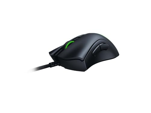 Razer DeathAdder V2 - Kabelgebundene USB-Gaming-Maus mit Optischen Mausschaltern (Focus+ 20K optischer Sensor, 8 Programmierbare Tasten, 5 On-Board-Speicherprofile) Schwarz Bild 4