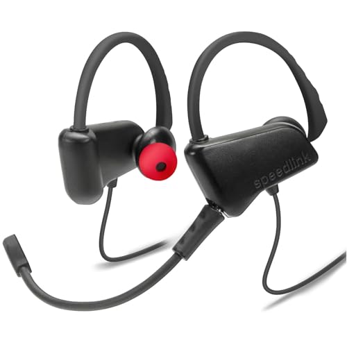 Speedlink JUZAR Gaming Ear Buds - Headset mit Stereo-Sound - 1.6m langes Kabel - 3.5mm-Klinkenstecker, schwarz-rot Bild 1