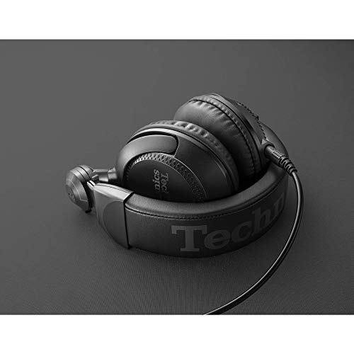 Technics EAH-DJ1200 DJ Kopfhörer, On-Ear, Schwenkarm, abnehmbares Spiralkabel, High-End Stereoklang, schwarz Bild 3