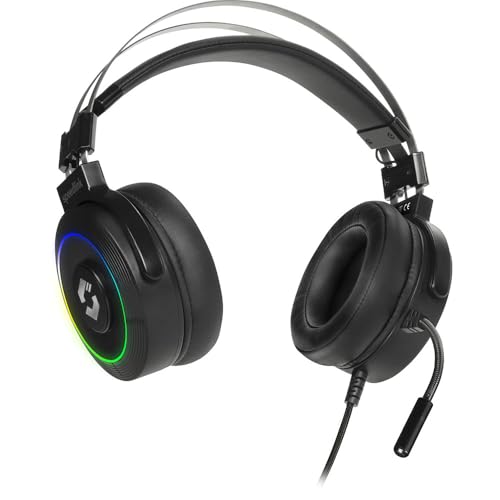 Speedlink ORIOS RGB 7.1 PC Gaming Headset - flexibles Mikrofon, RGB Beleuchtung, 7.1-Surround-Sound, USB-A Anschluss, schwarz Bild 1