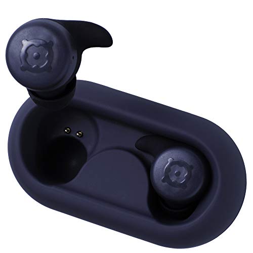Boompods BOOMBUDS X True Wireless – Bluetooth-Ohrhörer, IPX 6, wasserdicht/schweißfest, Ergofit, tragbare, magnetische Ladehülle, Beste Sport-Kopfhörer, blau, Einheitsgröße Bild 1