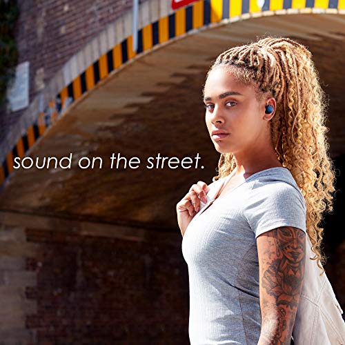 Boompods BOOMBUDS X True Wireless – Bluetooth-Ohrhörer, IPX 6, wasserdicht/schweißfest, Ergofit, tragbare, magnetische Ladehülle, Beste Sport-Kopfhörer, blau, Einheitsgröße Bild 6