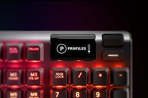 SteelSeries Apex 5 - Hybrid-Mechanische Gaming Tastatur - Tastenweise RGB-Beleuchtung - Oled Smart-Display - Amerikanisch (QWERTY) Layout, Schwarz Bild 6