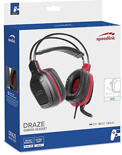 Speedlink DRAZE Gaming Headset - Gaming-Headset für die PlayStation 4 - Anschluss an Controller, schwarz Bild 6