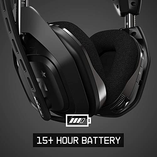 Astro Gaming A50 Headset Plus Basisstation Gen 4, kabellos – PS4, PC, Mac – Schwarz und Silber (erneuert) Bild 3