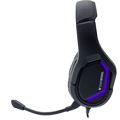 Oversteel ZAMAK - RGB Gaming-Kopfhörer, Headset mit Mikrofon, Stereo-Sound Bild 5