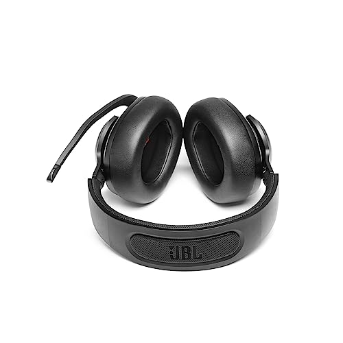 JBL Quantum 400 Over-Ear Gaming Headset – Wired 3,5 mm Klinke und USB – Mit hochklappbarem Boom Mic und QuantumSurround Sound – Schwarz Bild 2