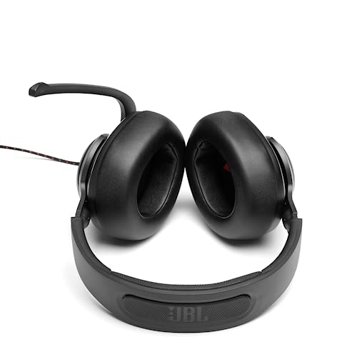 JBL Quantum 200 Over-Ear Gaming Headset – Wired 3,5 mm Klinke und PC-Splitter – Mit hochklappbarem Boom-Mikrofon – Kompatibel mit vielen Plattformen – Schwarz Bild 3