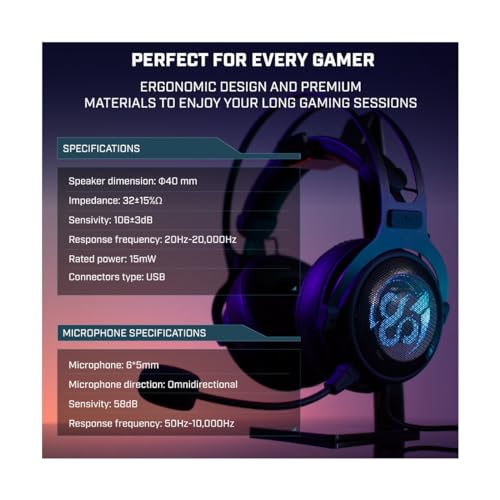 Newskill Kimera V2 Ivory 7.1 Gaming-Kopfhörer kompatibel mit PC und PS4 in weiß Bild 3