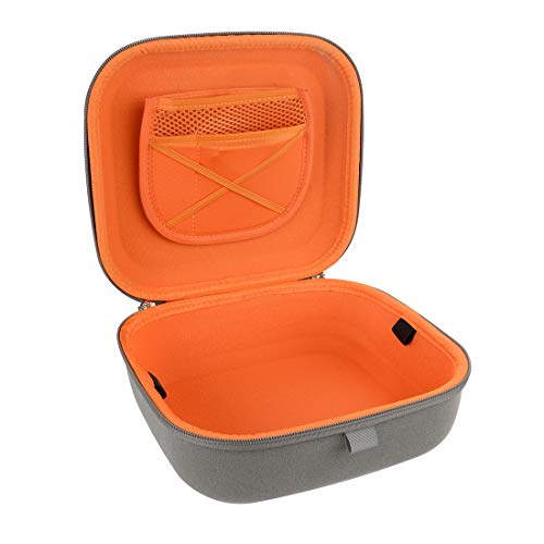 Geekria Shield Case für große Over-Ear-Kopfhörer, Ersatz-Schutzhülle aus Hartschale für Reisen mit Kabelaufbewahrung, kompatibel mit Astro Gaming A50Gen4 (Mikrofaser, Grau) Bild 2