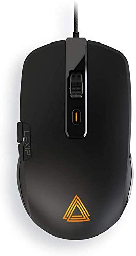 Lexip - Gaming Maus - Np93 Neptunium Alpha - Französische Innovation - 12 Programmierbare Tasten - USB Maus mit integriertem 2-Achsen Joystick - Ultimative Beweglichkeit + Gewichtstuning, schwarz Bild 2