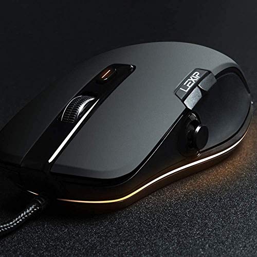 Lexip - Gaming Maus - Np93 Neptunium Alpha - Französische Innovation - 12 Programmierbare Tasten - USB Maus mit integriertem 2-Achsen Joystick - Ultimative Beweglichkeit + Gewichtstuning, schwarz Bild 6