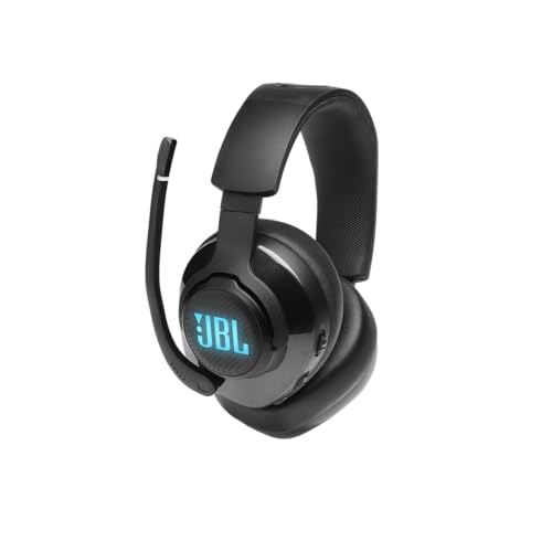 JBL Quantum 400 Over-Ear-Gaming-Kopfhörer mit USB- und Game-Chat-Balance-Zifferblatt – Schwarz Bild 5