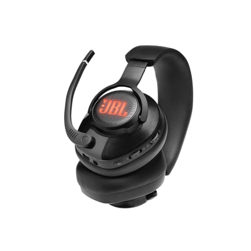 JBL Quantum 400 Over-Ear-Gaming-Kopfhörer mit USB- und Game-Chat-Balance-Zifferblatt – Schwarz Bild 7