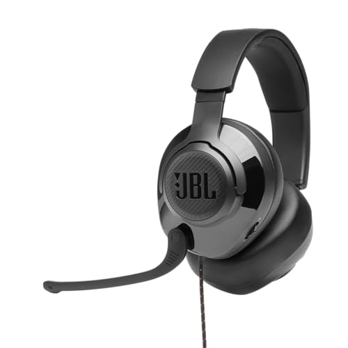 JBL Quantum 200 Over-Ear-Gaming-Kopfhörer, kabelgebunden, Größe L, Schwarz Bild 1
