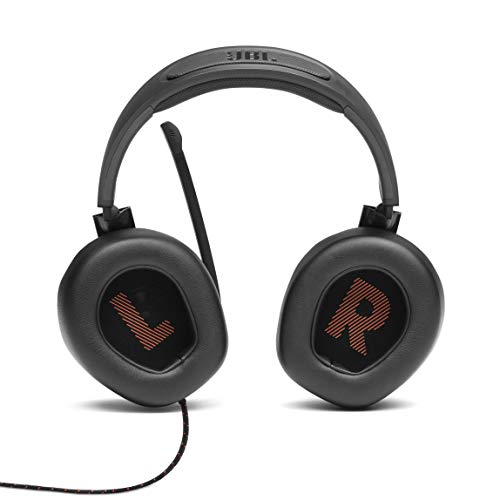 JBL Quantum 200 Over-Ear-Gaming-Kopfhörer, kabelgebunden, Größe L, Schwarz Bild 3