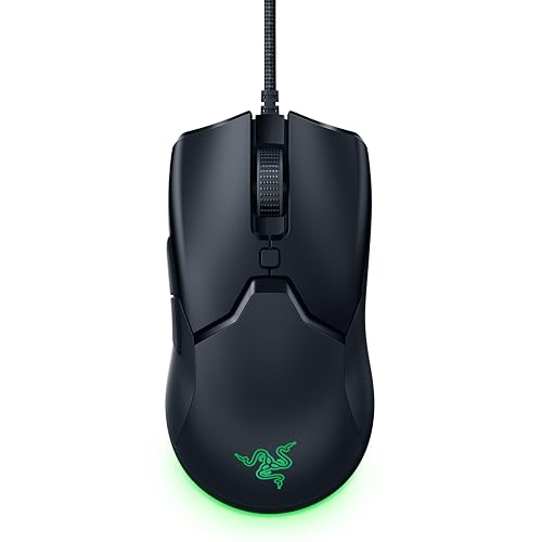 Razer Viper Mini - Ultraleichte Kabelgebundene Gaming-Maus (61g Ultraleichtes Beidhändiges Design, Speedflex-Kabel, Optischer Sensor mit 8500 DPI, Optischer Mausschalter, RGB-Chroma) Schwarz Bild 1