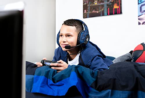Trust Gaming Headset GXT 488 Forze-B - Offiziell Lizenziert für PlayStation - PS4 und PS5 Headset mit Klappbarem Mikrofon und Einstellbarem Kopfbügel, 3.5mm, Over-Ear Kopfhörer mit Kabel - Blau Bild 6