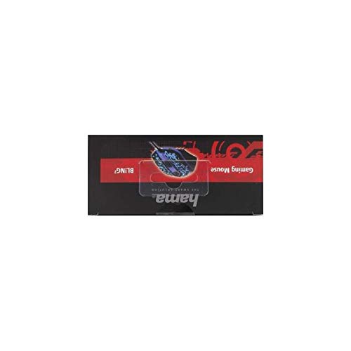 Hama Gaming Maus für PC BL!NG2 (3200dpi, 125Hz USB-Signal, kabelgebunden, hohe Leistung, LED, PC und Mac kompatibel, Neue Generation, 1,4m langes Kabel) schwarz/blau Bild 6